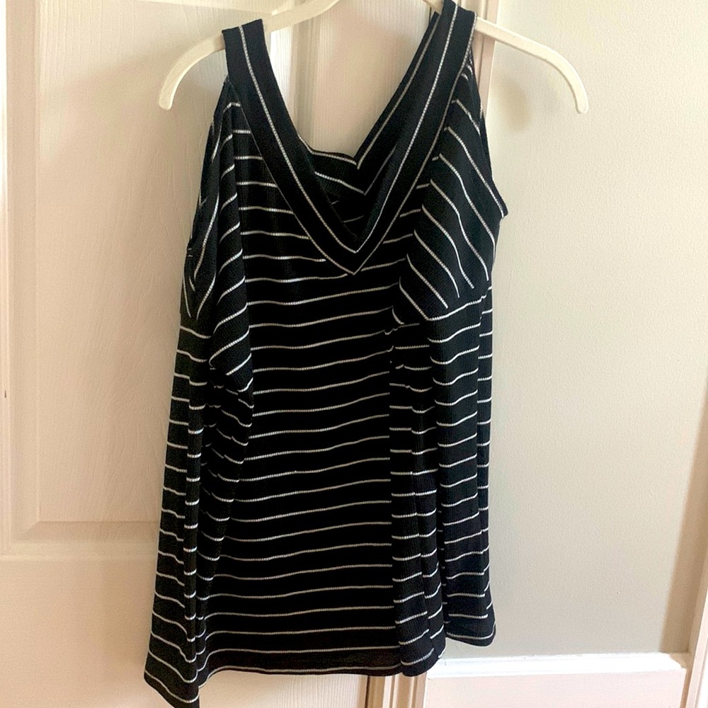 White Birch Cold Shoulder Top